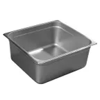 image of Carlisle 607236 DuraPan™ Steam Table Pan – 2/3 Size 14‑Quart 6" Deep, Stainless Steel Dishwasher Safe