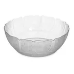 image of Carlisle 691407 Petal Mist® Bowl - 5.6 Qt (12") Clear Round, Freezer/Dishwasher Safe - 1/Each