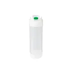 image of Carlisle 857312S Squeeze Bottle – 12 oz Clear BPA‑Free, Green Valve, Dishwasher Safe – 12/Case