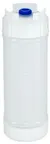 image of Carlisle 857316L Squeeze Bottle – 16oz EZ-Kleen Sauce Bottle, White, Blue Cap, Single Tip, Pack