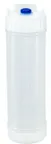 image of Carlisle 857324L Squeeze Bottle – 24oz Viscosity Sauce Bottle, White, Blue Valve, Single Tip