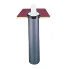 image of Carlisle C2410C18 In-Counter Cup Dispenser, 18" Tube, 5-3/4" Counter Hole, High-Impact Plastic, NSF