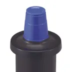 image of Carlisle C2410CBK In-Counter Cup Dispenser, 23" Tube, High-Impact Plastic, Black, Fits 8-46 oz Cups