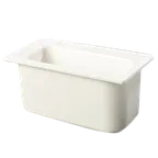 image of Carlisle CM110202 Coldmaster Food Pan, 1/3 Size, 6" Deep, Gel‑Insulated, White, NSF, BPA‑Free