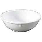image of Carlisle KL10802 Nappie Bowl, 14oz 5-1/2" White Melamine Gloss, Dishwasher Safe, BPA Free