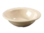 image of Carlisle KL80525 Kingline™ Rimmed Fruit Bowl, 4‑1/2" Dia, 4‑3/4 oz, Tan Melamine, Dishwasher‑Safe