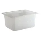 image of Carlisle MP12 - 1/2 Size 9 Qt Translucent PP Food Pan, 6"-8" Depth, BPA Free NSF, 6/Case