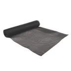 image of Carlisle PL0105 San Jamar Polyethylene Bar Shelf Liner, 2' x 10' (24" x 120") Roll, Black, Non-Slip
