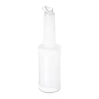 image of Carlisle PS601N02 Store 'N Pour Quart Complete Container, 32 oz, White, Polyethylene, BPA Free