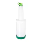 image of Carlisle PS601N09 Store 'N Pour Quart Complete Container, 32 oz, Green, Polyethylene, BPA Free