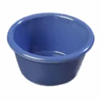 image of Carlisle S28314 Plastic Ramekin, 4 Oz 3‑1/8" Diameter, Ocean Blue Melamine, NSF Certified, BPA‑Free