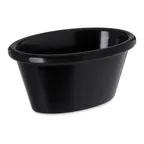 image of Carlisle S31403 Ramekin, 4 Oz, 3-3/4" L x 2-5/8" W x 2-9/11" H, Black Melamine, NSF, BPA Free
