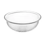 image of Carlisle SB6807 Salad Bowl – 1.4 Qt Clear Acrylic, 8" Round, Pebbled, Scratch‑Resistant, BPA‑Free