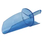 image of Carlisle SI9500 Saf-T-Scoop Ice Scoop, 64-86 oz, Polycarbonate, Blue, Germ-Guards