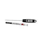 image of Carlisle THDGBK Digital Pocket Thermometer, 4-3/4" Stainless Steel Probe, -49° to 392°F, NSF