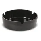 image of Concasse MCACCCEN01 - 4" Black Melamine Ash Tray, 4" Diameter, Smallware Tabletop Accessory