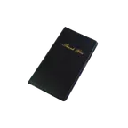 image of Concasse MCACCPC01 Check Holder, 9" x 5" Black Menu Presenter, Plastic Construction - 1/Each