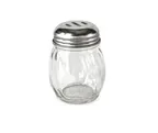 image of Concasse MCACCSAL6R Cheese Glass Salt Shaker, 6 Oz Single Shaker, Glass Jar, Slotted Perforated Top
