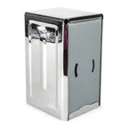 image of Concasse MCACCSER07 Counter Type Napkin Dispenser, 7" Half-Size Stainless Steel, Countertop Design