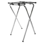 image of Concasse MCACCTIJCR Tray Stand - 36" High Chromed Steel for Waitress Serving Supplies