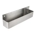 image of Concasse MCBARRIEL32 Stainless Steel Bar Speed Rail, 32" Wide, Single Style, Keyhole Mount