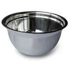 image of Concasse MCBOWLAIE30000 Economic Mixing Bowl, 31.7 qt, Round, Stainless Steel with Cap