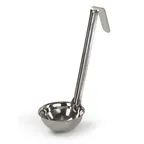 image of Concasse MCCAI02C 2-5 Oz Stainless Steel Ladle with Short Handle, 2 Oz Capacity, Polished Finish