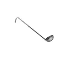 image of Concasse MCCAI04G Ladle, 4oz, Stainless Steel with Grey Plastic Handle