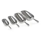 image of Concasse MCCALU06 Ice Scoop – 6 oz Capacity, Solid Aluminum Construction, 5‑8 oz Range