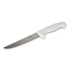 image of Concasse MCCDESH06 Boning Knife, 6" Straight Blade, White Plastic Handle