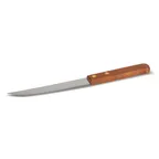 image of Concasse MCCMM04 Steak Knife – 4" Stainless Steel Blade, Wooden Handle, Restaurant‑Grade Cutlery