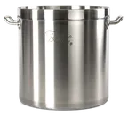 image of Concasse MCCOMAIFD4000K Stock Pot, 40L, 10-1/2" x 18", Stainless Steel, Compound Bottom, With Cover