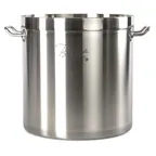 image of Concasse MCCOOAIFD3600K Stock Pot, 36L, 14-1/2" x 14", Compound Bottom, Stainless Steel, With Lid