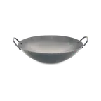 image of Concasse MCCOWOK04 Wok Pan, 14" x 4", Carbon Steel, Side Handles, Induction Ready