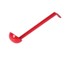image of Concasse MCCPOL01R Plastic Salad Dressing Ladle, 1 oz Capacity, Black Finish, Food Safe Plastic
