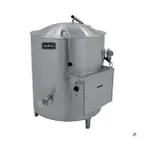 image of AccuTemp ALHEC-30 30 Gallon Floor Stationary 2/3 Steam Jacketed Electric Kettle w/ Leg Mounted Base