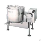 image of Cleveland KGL40TPQS 40 Gallon Tilting 2/3 Steam Jacketed Gas Kettle, 140.000 BTU