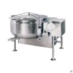 image of Cleveland KGL40TSH 40 Gallon Floor Tilting Full Steam Jacketed Gas Kettle, 140.000 BTU