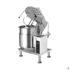 image of Cleveland MKET20T 20 Gallon Countertop Tilting 2/3 Steam Jacketed Electric Kettle w/ Stand