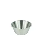 image of Louis Tellier GL319 - 11" Stainless Steel Mixing Bowl, Flat Bottom, Commercial Kitchen Smallware