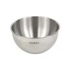 image of Louis Tellier GL329 Mixing Bowl – 9.5" Diameter Round Bottom Stainless Steel, Top Dia 5‑11", Kitchen
