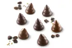 image of Louis Tellier SCG054 Choco Trees Silicone Mold, 0.28 oz, 1.1" Dia. x 1.18" H, Uncoated
