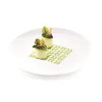 image of Louis Tellier STENCILFOLIAGE Silicone Pastry Mold, 3.93" Dia x 0.03" H, Uncoated, Baking Mold