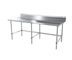 image of NBR Equipment TS4-8436R5-X Stainless Steel Top 73" - 84" Work Table