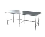 image of NBR Equipment TS6-9630-X Stainless Steel Top 85" - 96" Work Table
