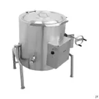 image of Therma-Tek TT-TT2/3J-T-E30 30 Gallon Floor Tilting 2/3 Jacketed Electric Kettle, Quad-Leg Base