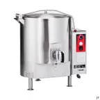 image of Vulcan GS40ES 40 Gallon Floor Stationary Full Steam Jacketed Gas Kettle w/ Quad-Leg, 135.000 BTU