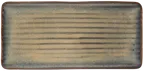 image of Ariane Porcelain AARARNC94011002 China Platter, Rectangular 14 1/6" x 7 7/8", Olive Matt, 6/Case