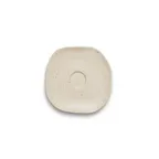 image of Ariane Porcelain AERARN508014013 China Saucer, 5.125" (13 Cm), Linen Dotts, Porcelain - 12/Case