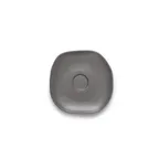 image of Ariane Porcelain AERARN510014015 China Saucer, 6" (15 Cm), Charcoal Gray Dotts, Porcelain - 12/Case